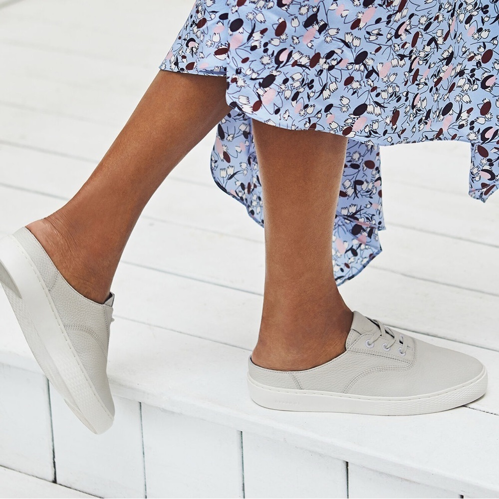 Cole Haan GrandPro Deck Mule White Slip On Sneaker Size 10.5